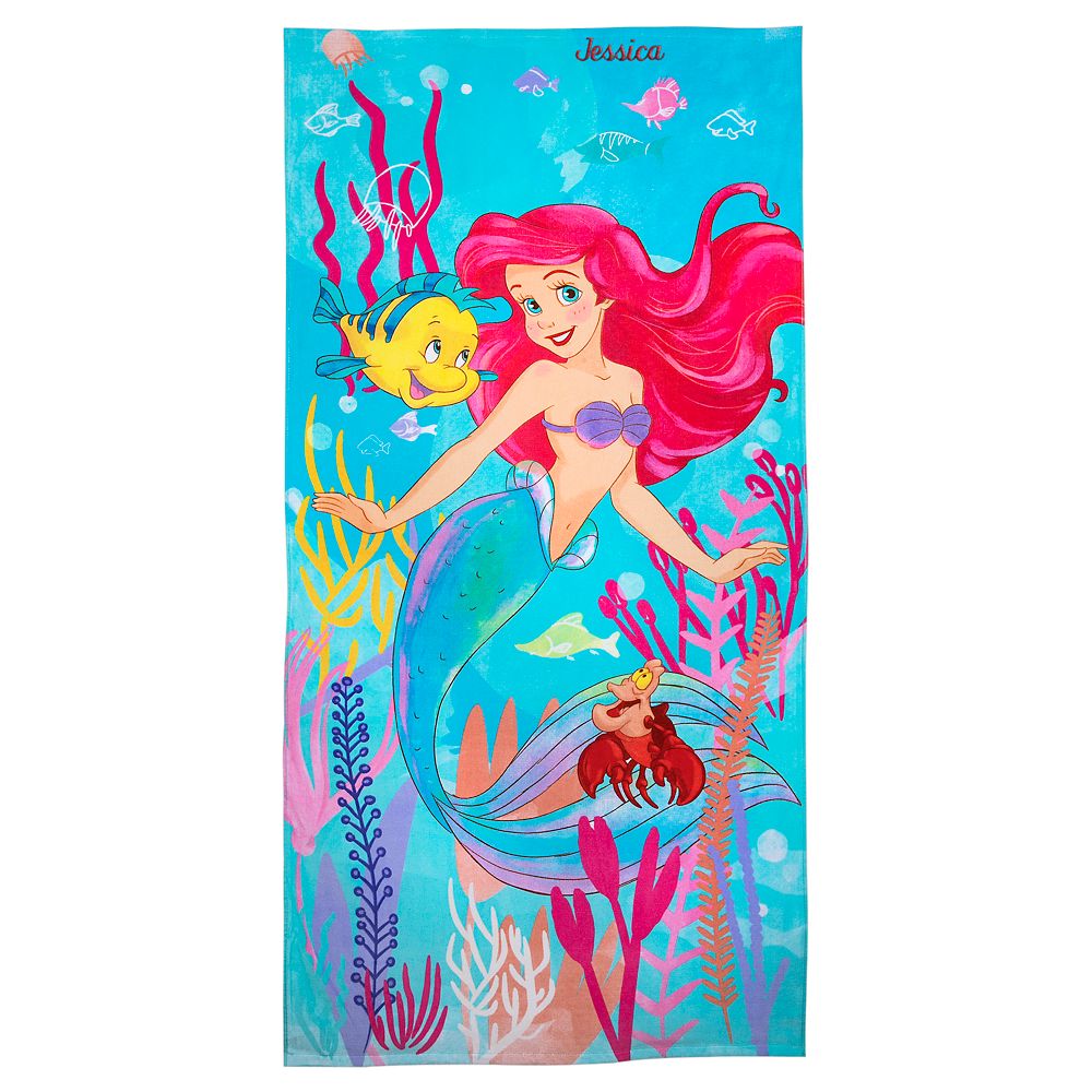 楽天市場 あす楽 ディズニー Disney Us公式商品 リトルマーメイド アリエル Ariel プリンセス タオル 布巾 ビーチタオル バスタオル 並行輸入品 Beach Towel Personalized グッズ ストア プレゼント ギフト クリスマス 誕生日 人気 ビーマジカル楽天市場店