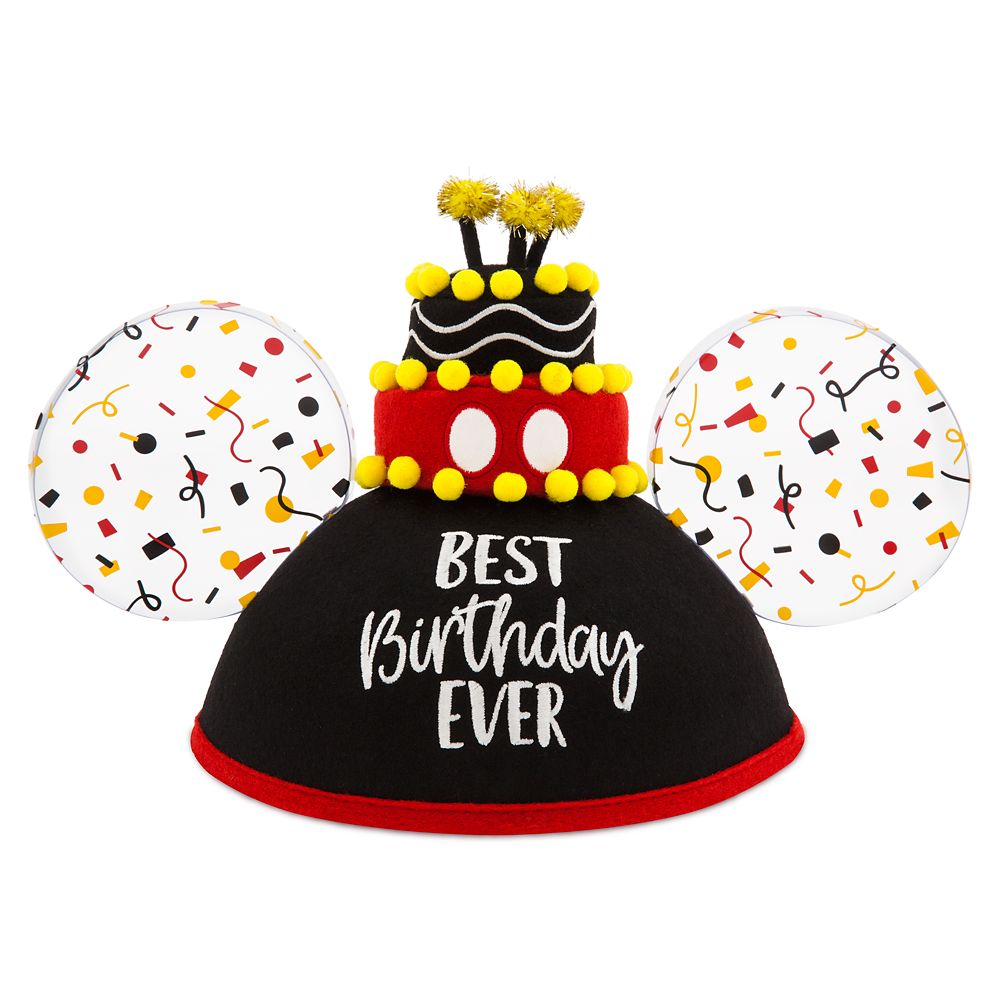 楽天市場 あす楽 ディズニー Disney Us公式商品 ミッキーマウス ミッキー イヤーハット 耳 帽子 ハット イヤーキャップ バースデー 誕生日 パーティー 大人用 大人 並行輸入品 Mickey Mouse Best Birthday Ever Ear Hat For Adults グッズ ストア プレゼント
