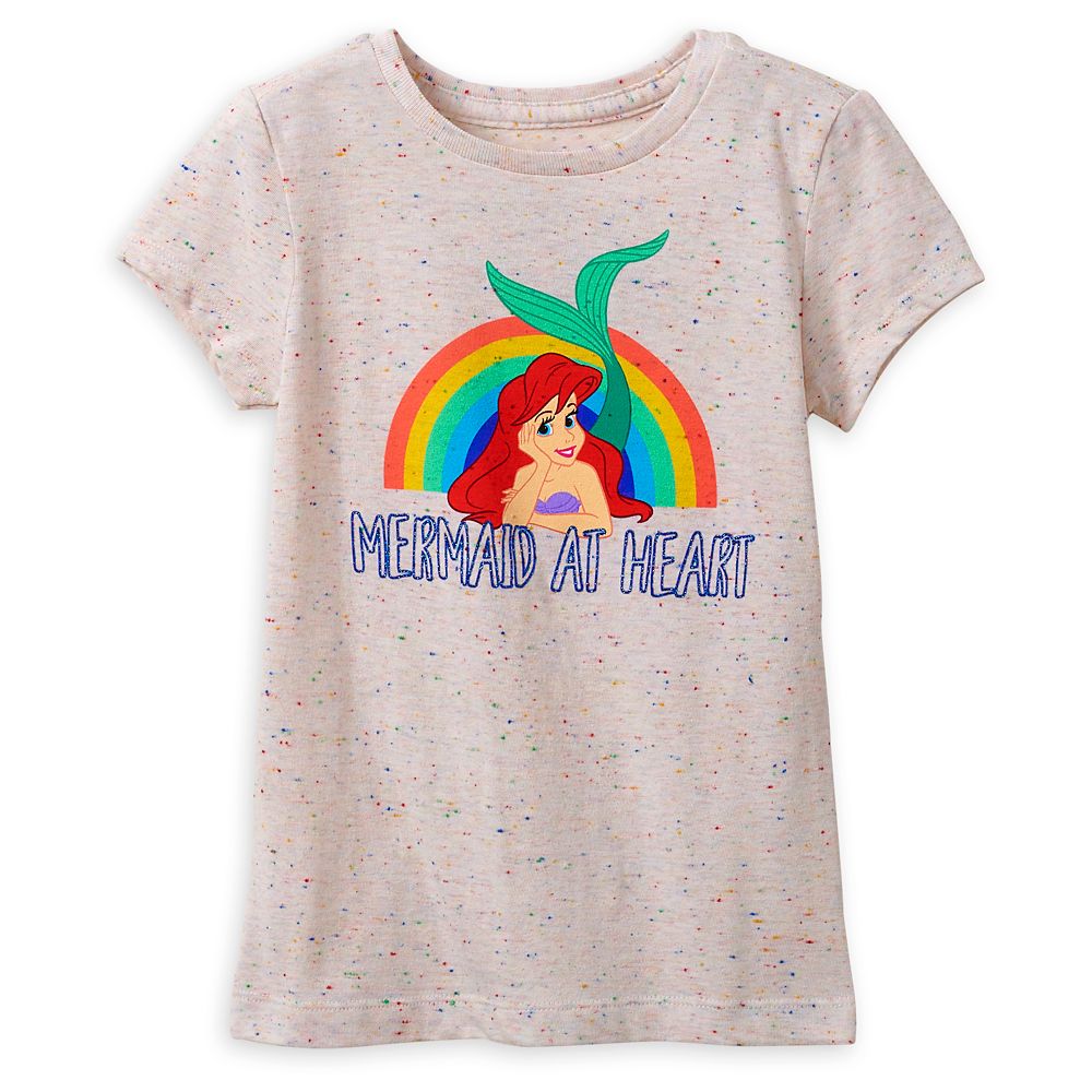 楽天市場 取寄せ ディズニー Disney Us公式商品 リトルマーメイド アリエル Ariel プリンセス Tシャツ トップス 服 シャツ 女の子用 子供用 女の子 ガールズ 子供 並行輸入品 T Shirt For Girls The Little Mermaid グッズ ストア プレゼント ギフト クリスマス