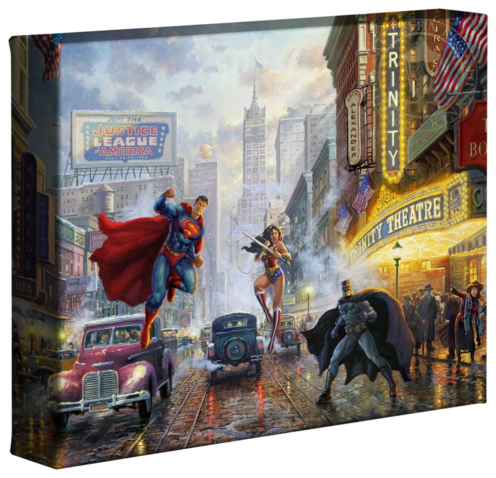 楽天1位 取寄せ Dcコミックス スーパーヒーロー スーパーマン バットマン ワンダーウーマン マーベル 大きさ 3cm X 25 4cm 絵画 絵 アート キャンバス インテリア 装飾 デザイン 壁 Thomas Kinkade トーマスキンケード 並行輸入品 Thomas Kinkade Studios Dc