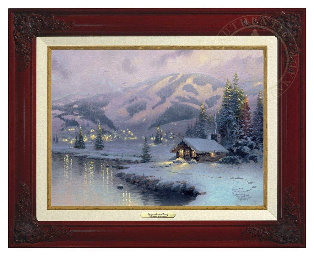 大人も着やすいシンプルファッション その他 Kinkade Thomas 並行輸入品 風景画 トーマスキンケード Kinkade Thomas Frame Brandy フレーム付き 額付き 壁 デザイン 装飾 インテリア キャンバス アート 絵 絵画 自然 景色 風景 取寄せ Olympic ス グッズ Frame