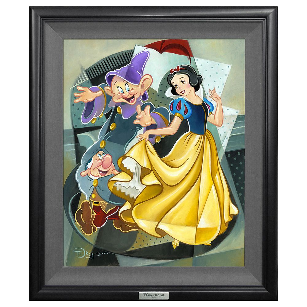 Disney アートワーク Us公式商品 白雪姫 ディズニー 小人 絵画 限定 For プリンセス アート 限定版 取寄せ ティム ロジャーソン キャンバス アート インテリア 絵 飾り アートワーク フレーム付き 並行 取寄せ ディズニー Disney Us公式商品 白雪姫 プリンセス