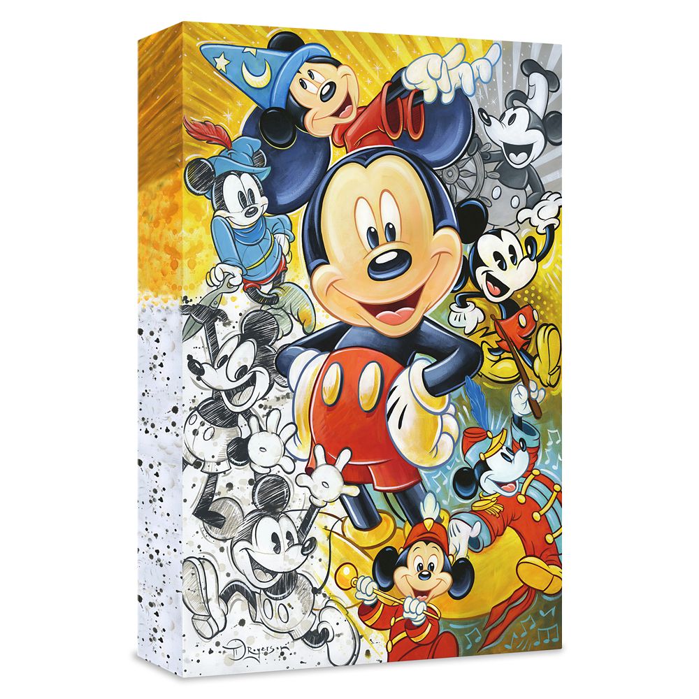 交換無料 取寄せ ディズニー Disney Us公式商品 ミッキーマウス ミッキー 限定版 ティム ロジャーソン 限定 キャンバス 絵画 アート インテリア 絵 飾り アートワーク 並行輸入品 90 Years Of Mickey Mouse Gicl E On Canvas By Tim Rogerson Limited Edition