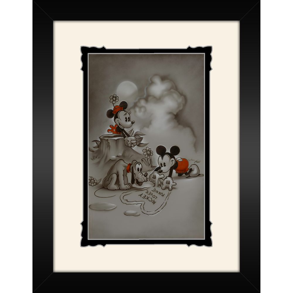 最新コレックション その他 Print Deluxe Framed Minnie Loves Mickey Mouse Minnie And Mickey 並行輸入品 額付き フレーム付き インテリア プリント 絵画 デラックスプリント アート 絵 ミニー ミニーマウス ミッキー ミッキーマウス Us公式商品 Disney