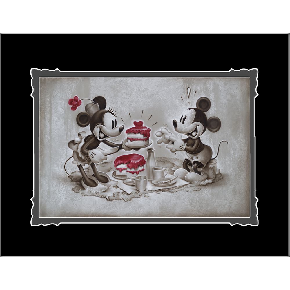 楽天市場 取寄せ ディズニー Disney Us公式商品 ミッキーマウス ミッキー ミニーマウス ミニー 絵 アート デラックスプリント 絵画 プリント インテリア 並行輸入品 Mickey And Minnie Mouse The Way To His Heart Deluxe Print By Noah グッズ ストア