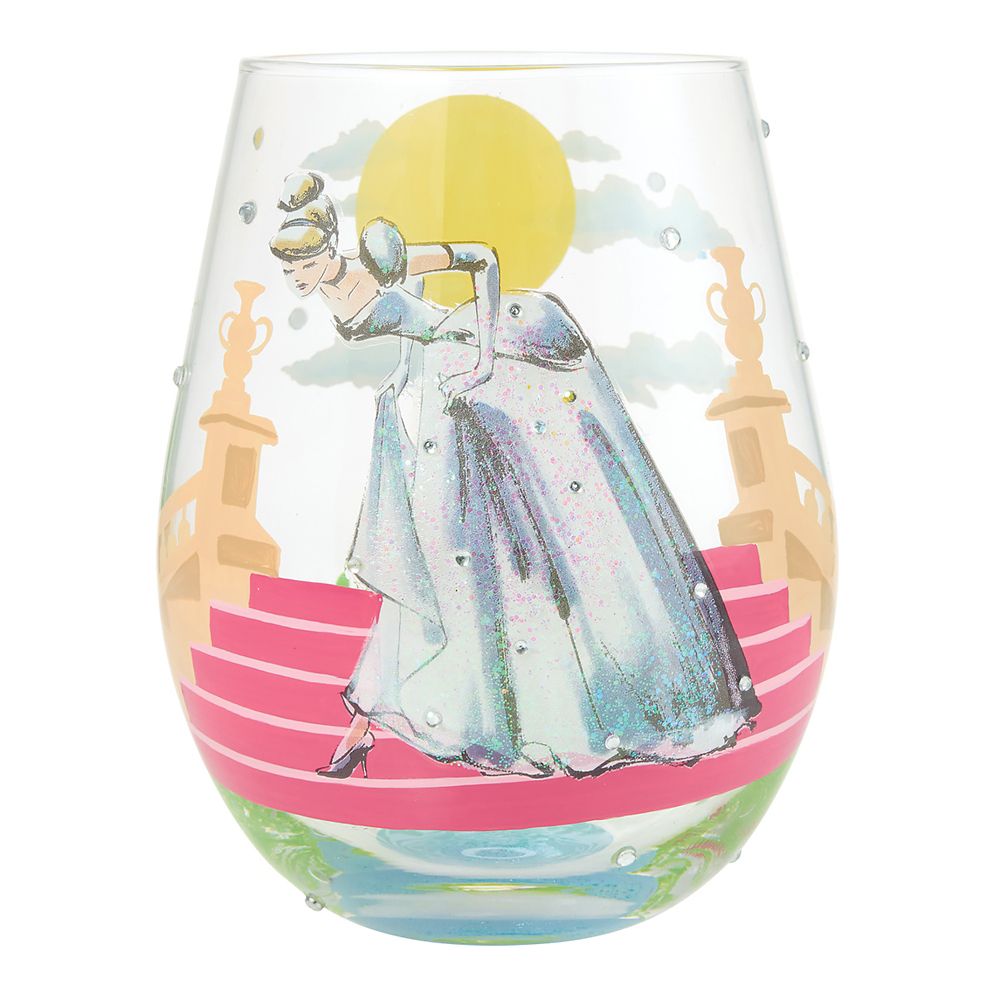 【取寄せ】 ウォルトディズニー Disney US堅苦しさ商いもの シンデレラ 妃殿下 靴 シューズ くつ 水呑み 硝子 ステムレスグラス ぶどう酒水呑み [並行輸入品] Cinderella \u0027\u0027If the Shoe Fits\u0027\u0027 Stemless Glass by Lolita グッズ バス発着場 差し上げ物 差し上げ物 クリスマス 生まれ落ちる日 一般受け