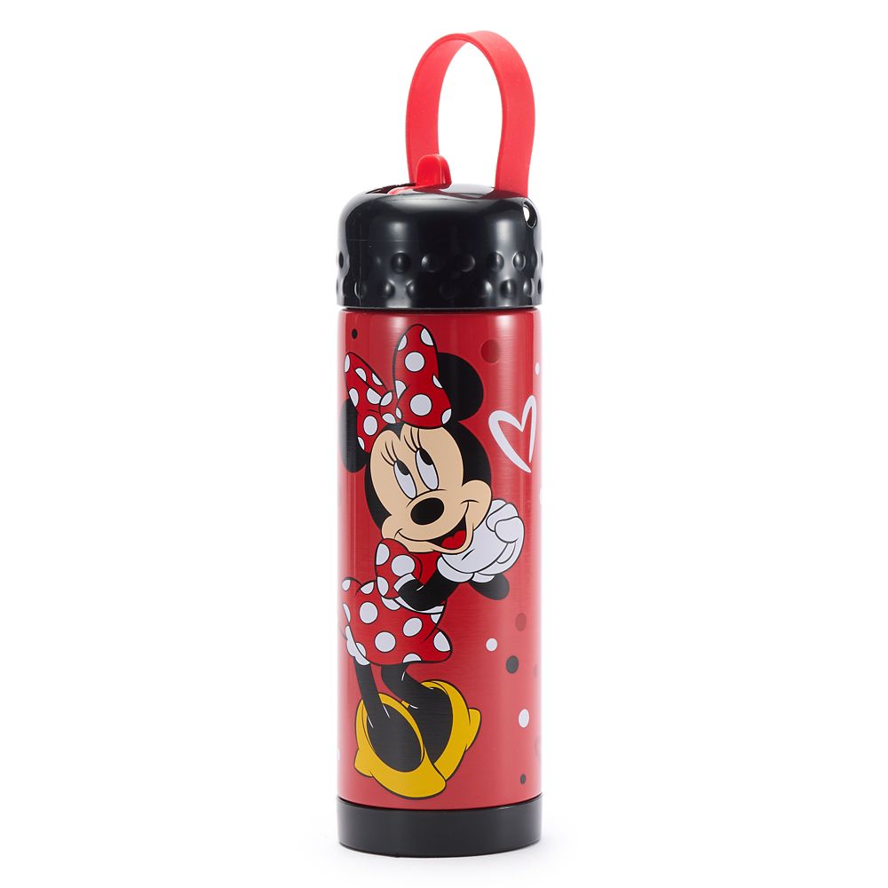 【取寄せ】 ウォルトディズニー Disney US堅苦しさ商いもの ミニーマウス ミニー 吸い筒 お水壜 麦わら 壜 ステンレス鋼製 450ml [並行輸入品] Minnie Mouse 16 薬局衡オンス. Stainless Steel Water Bottle with Built-In Straw グッズ バス発着場 差し上げ物 差し上げ物 クリスマス 生まれ落ちる日 一般受け