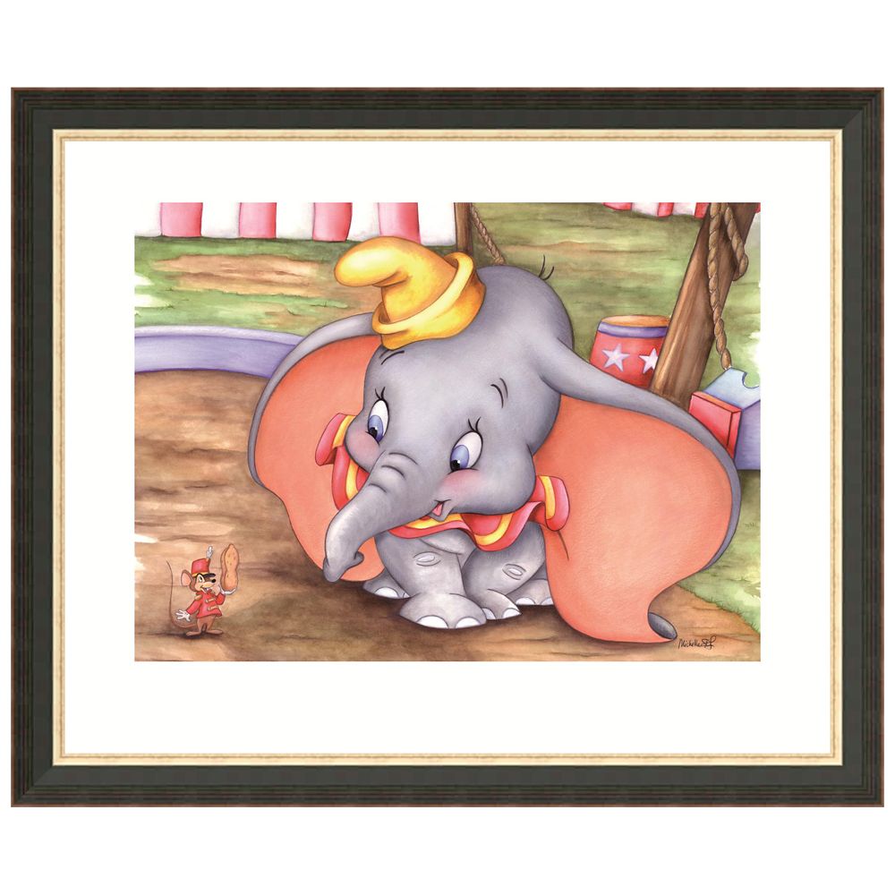 お客様満足度no 1 取寄せ ディズニー Us公式商品 ダンボ Dumbo 絵画 絵 アート ジークレー版画 フレーム付き キャンバスアート インテリア 装飾 デザイン 壁 Disney 並行輸入品 Dumbo At The Circus Gicl E By Michelle St Laurent グッズ ストア プレゼント