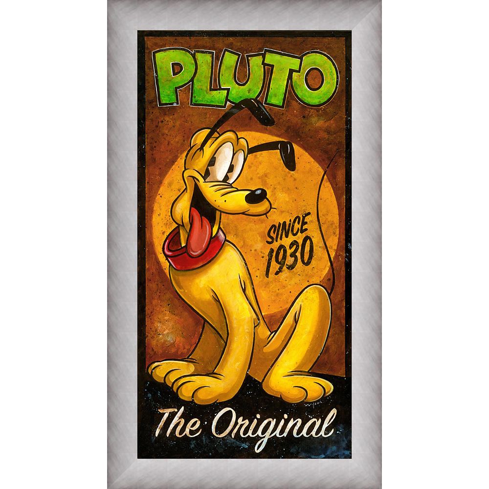 楽天市場 取寄せ ディズニー Us公式商品 プルート Pluto 絵画 絵 アート ジークレー版画 フレーム付き キャンバスアート インテリア 装飾 デザイン 壁 Disney 並行輸入品 Pluto The Original Gicl E By Darren Wilson グッズ ストア プレゼント ギフト