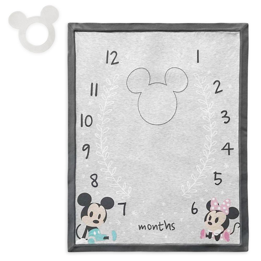 楽天市場 取寄せ ディズニー Disney Us公式商品 ミッキーマウス ミッキー ミニーマウス ミニー ブランケット 毛布 タオル セット ベビー 赤ちゃん 幼児 女の子 男の子 並行輸入品 Mickey And Minnie Mouse Milestone Blanket Set For Baby グッズ ストア