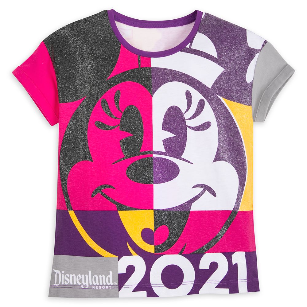 新品本物 女の子用 シャツ 服 トップス Tシャツ ディズニーランド ミニー ミニーマウス Us公式商品 Disney ディズニー 取寄せ 子供用 クリスマス ギフト プレゼント ストア グッズ 21 Disneyland Girls For T Shirt Fashion Mouse Minnie 並行輸入品 子供