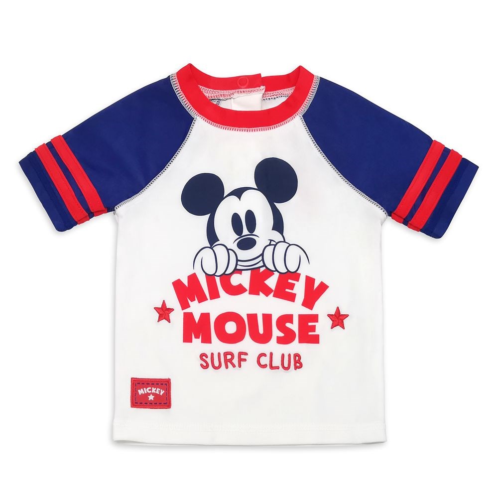 楽天市場 取寄せ ディズニー Disney Us公式商品 ミッキーマウス ミッキー 水着 ラッシュガード シャツ 服 ベビー 赤ちゃん 幼児 女の子 男の子 並行輸入品 Mickey Mouse Rash Guard For Baby グッズ ストア プレゼント ギフト クリスマス 誕生日 人気 ビー