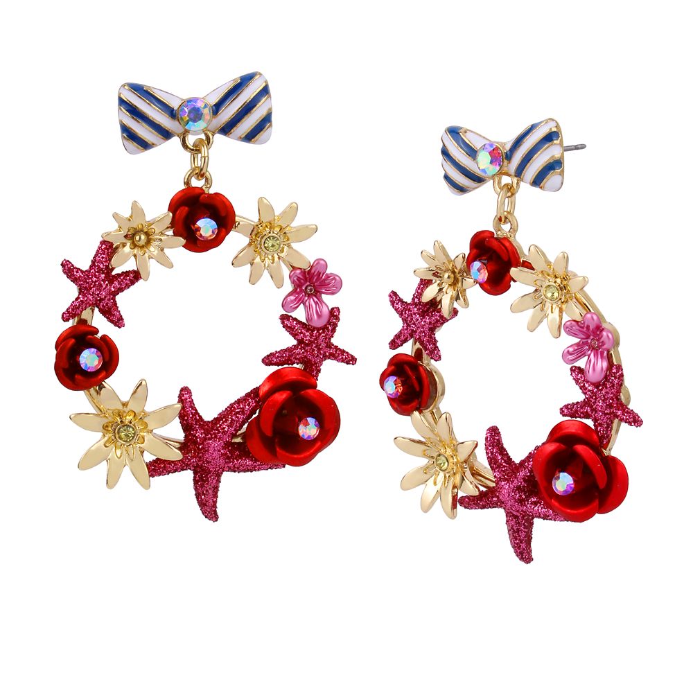 キッズ ベビー マタニティ その他 定番の冬ギフト クリスマス飾り リース アクセサリー ジュエリー ピアス ミニー ミニーマウス Us公式商品 Disney ディズニー 取寄せ 花輪 誕生 クリスマス ギフト プレゼント ストア グッズ Johnson Betsey By Earrings Wreath And