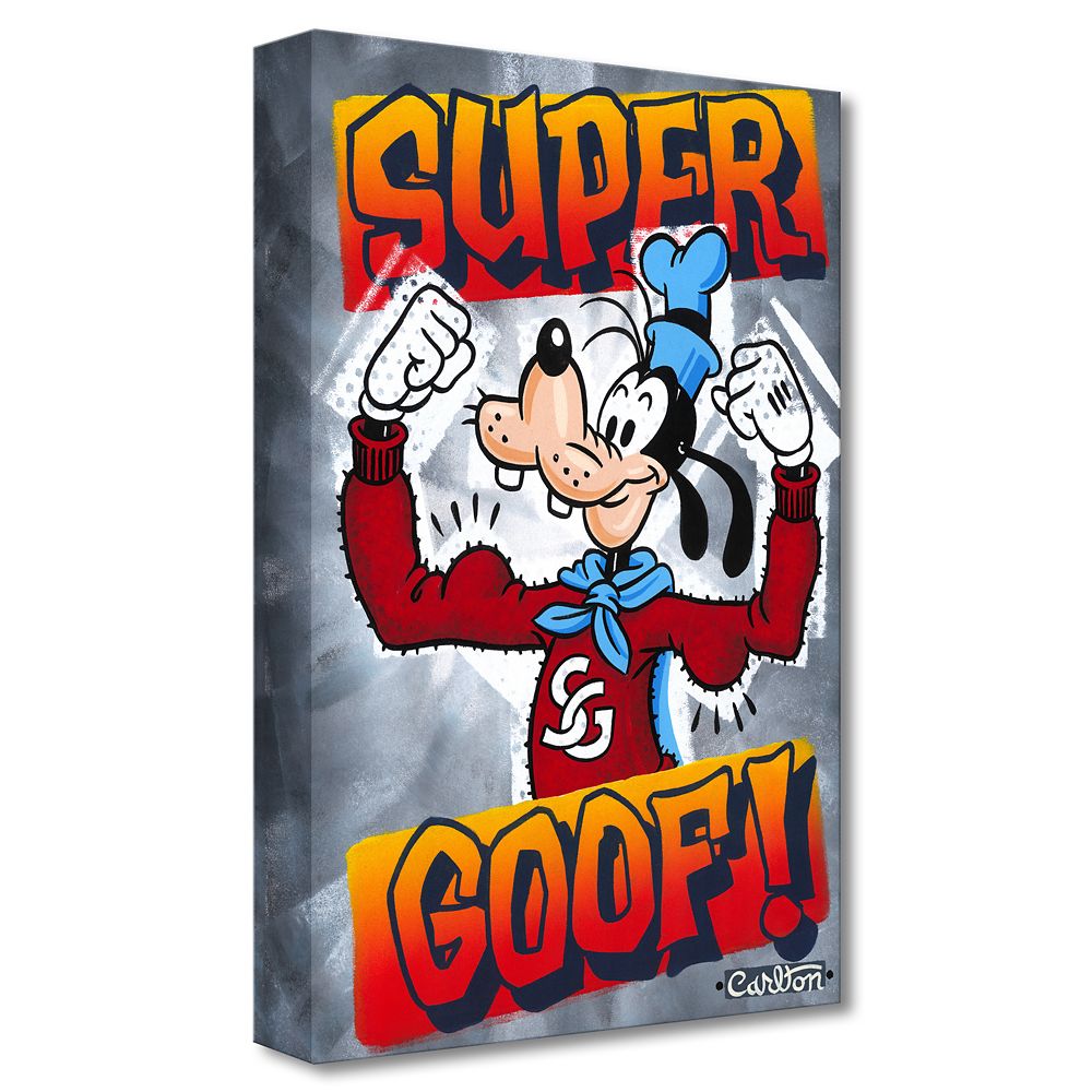 取寄せ ディズニー Disney Us公式商品 グーフィー Goofy 限定版 限定 キャンバス 並行輸入品 Super Goof Gicl E On Canvas By Trevor Carlton Limited Edition グッズ ストア プレゼント ギフト クリスマス 誕生日 人気 Iconnect Zm