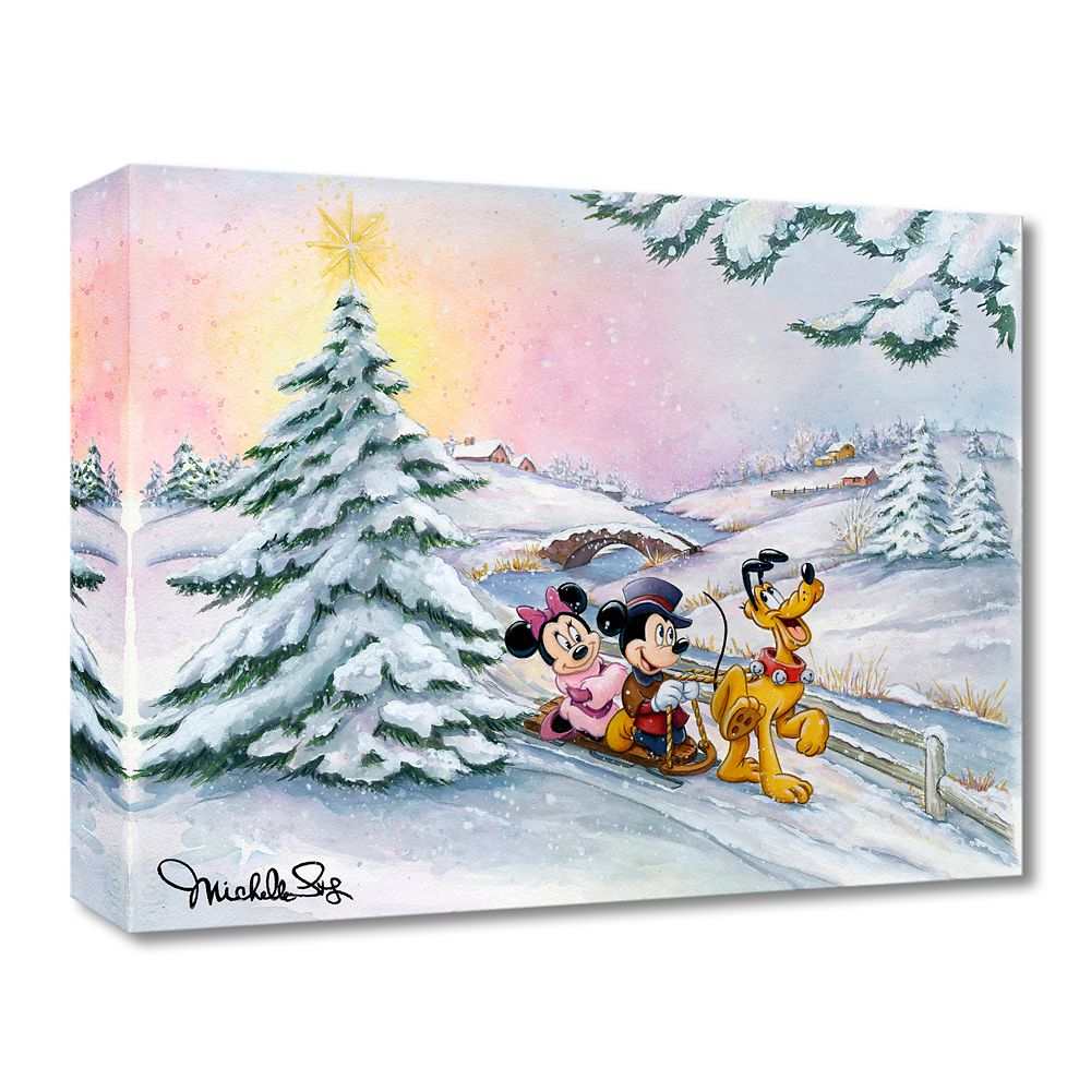 【取寄せ】 ディズニー Disney US公式商品 ミッキーマウス ミッキー ソリ 限定版 限定 [並行輸入品] Mickey Mouse and Friends ''Winter Sleigh Ride'' Art by Michelle St.Laurent ? Limited Edition グッズ ストア プレゼント ギフト クリスマス 誕生日 人気 33,799円