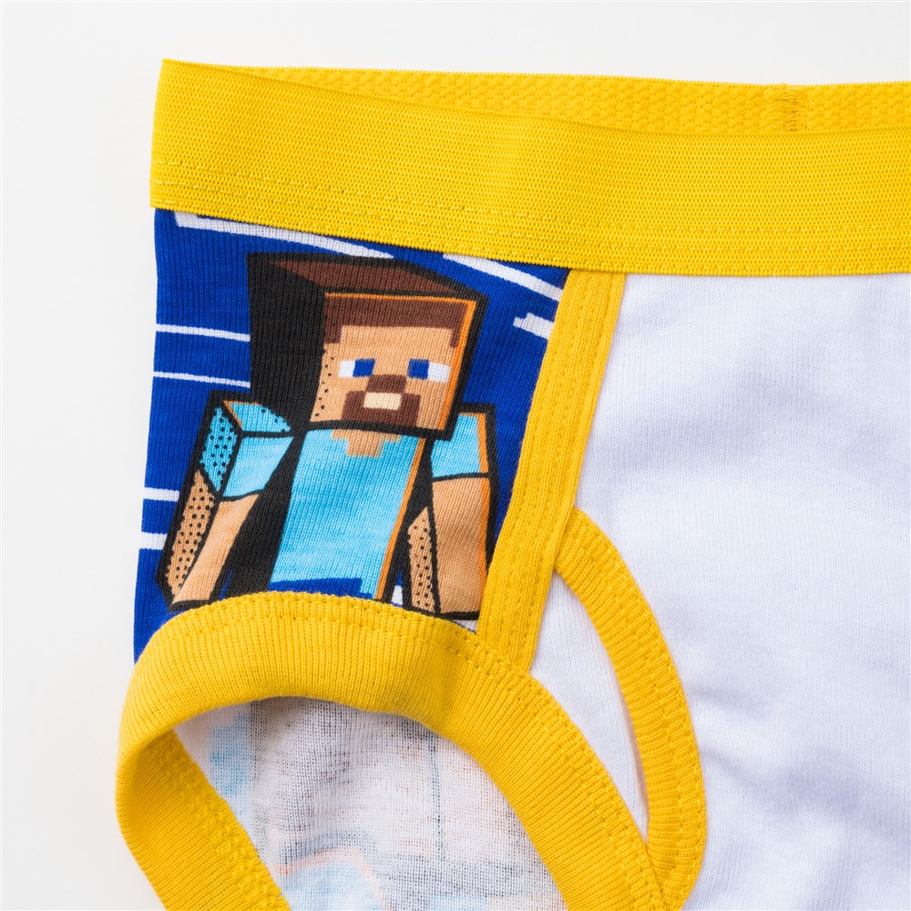 楽天市場 あす楽 4歳 6歳 8歳 マインクラフト マイクラ Minecraft パンツ 下着 5枚組 男の子 男児 男子 子供 子供用 キッズ ブリーフ ブリーフパンツ 前あき 下着 肌着 子供下着 ジュニア キャラクター 男子パンツ 子どもパンツ 子供服 服 並行輸入品 クリスマス
