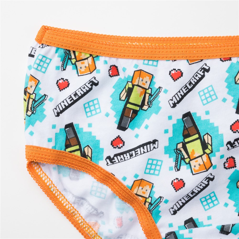 楽天市場 あす楽 4歳 6歳 8歳 マインクラフト マイクラ Minecraft パンツ 下着 7枚組 女の子 女子 女児 子供 子供用 キッズ ショーツ 下着 肌着 子供下着 ジュニア キャラクター 女児ショーツ 子どもパンツ 子供服 服 並行輸入品 クリスマス ギフト プレゼント