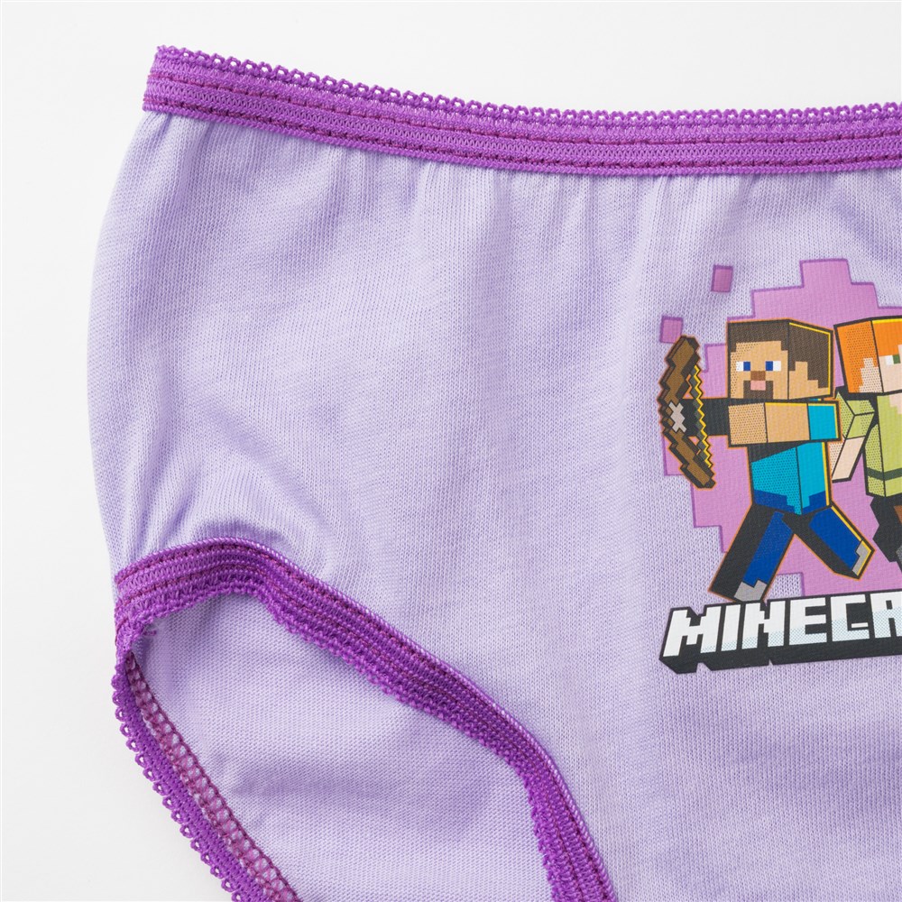 楽天市場 あす楽 4歳 6歳 8歳 マインクラフト マイクラ Minecraft パンツ 下着 7枚組 女の子 女子 女児 子供 子供用 キッズ ショーツ 下着 肌着 子供下着 ジュニア キャラクター 女児ショーツ 子どもパンツ 子供服 服 並行輸入品 クリスマス ギフト プレゼント