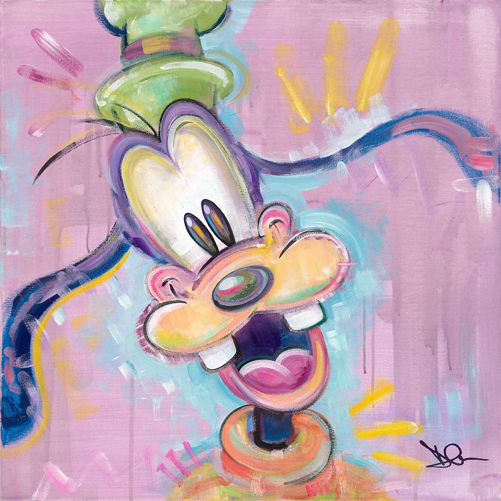 【取寄せ】 ウォルトディズニー Disney US堅苦しさ商いもの グーフィー Goofy 制限事項版 制限事項 帆布 [並行輸入品] Goofy \u0027\u0027Naturally Goofy\u0027\u0027 Canvas Artwork by Dom Corona ? Limited Edition グッズ バス発着場 差し上げ物 差し上げ物 クリスマス 生まれ落ちる日 一般受け