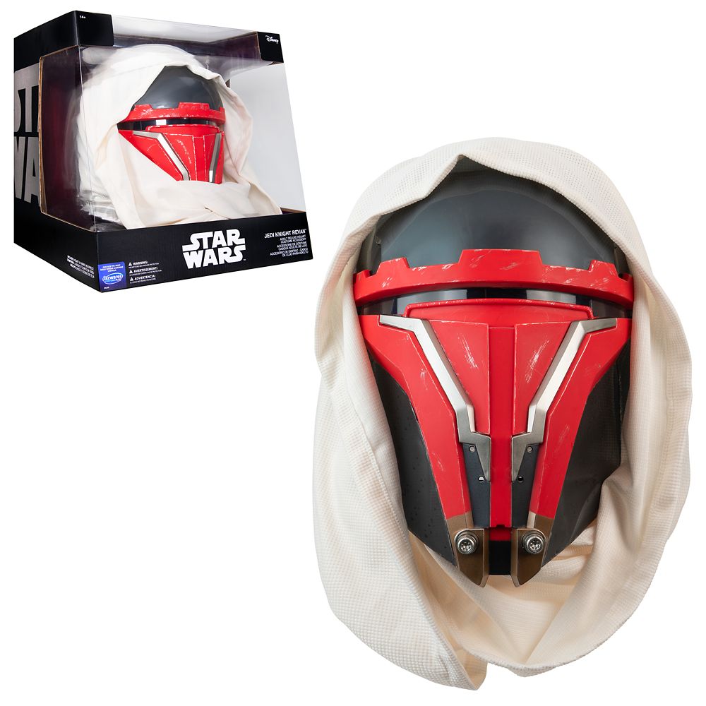 【取寄せ】 ディズニー Disney US公式商品 スターウォーズ ジェダイ 大人用 大人 ヘルメット コスプレ 衣装 コスチューム ハロウィン ハロウィーン なりきり [並行輸入品] Jedi Knight Revan Deluxe Helmet for Adults ? Star Wars プレゼント ギフト｜ビーマジカル店