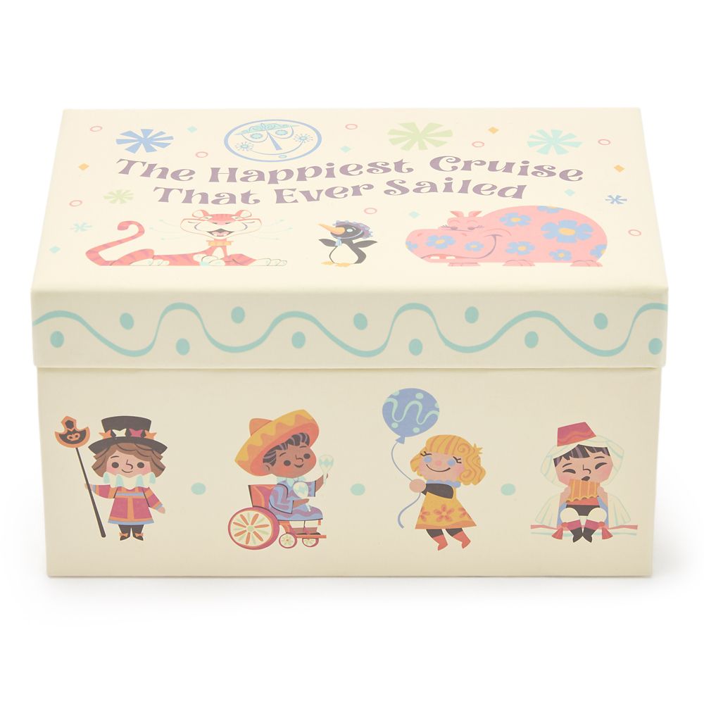 【取寄せ】 ディズニー Disney US公式商品 イッツアスモールワールド ミュージックボックス 音が鳴る オルゴール 宝石箱 おもちゃ ジュエリー アクセサリー ミュージック [並行輸入品] ''it's a small world'' Jewelry Music Box プレゼント ギフト クリスマス 誕生日 人気｜ビーマジカル店