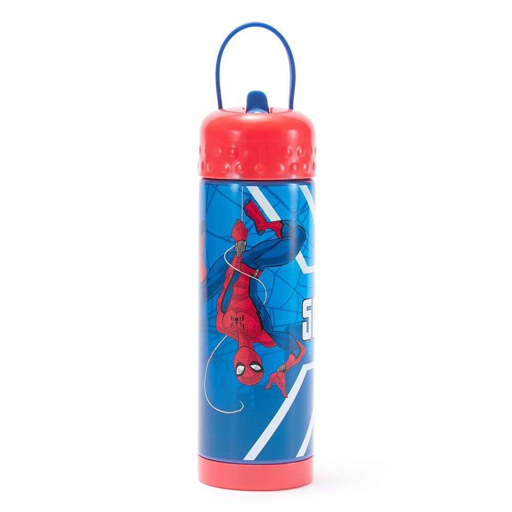 【取寄せ】 ウォルトディズニー Disney US堅苦しさ商いもの スパイダーマン 吸い筒 お水壜 麦わら 壜 ステンレス鋼製 450ml [並行輸入品] Spider-Man 16 薬局衡オンス. Stainless Steel Water Bottle with Built-In Straw グッズ バス発着場 差し上げ物 差し上げ物 クリスマス 生まれ落ちる日 一般受け