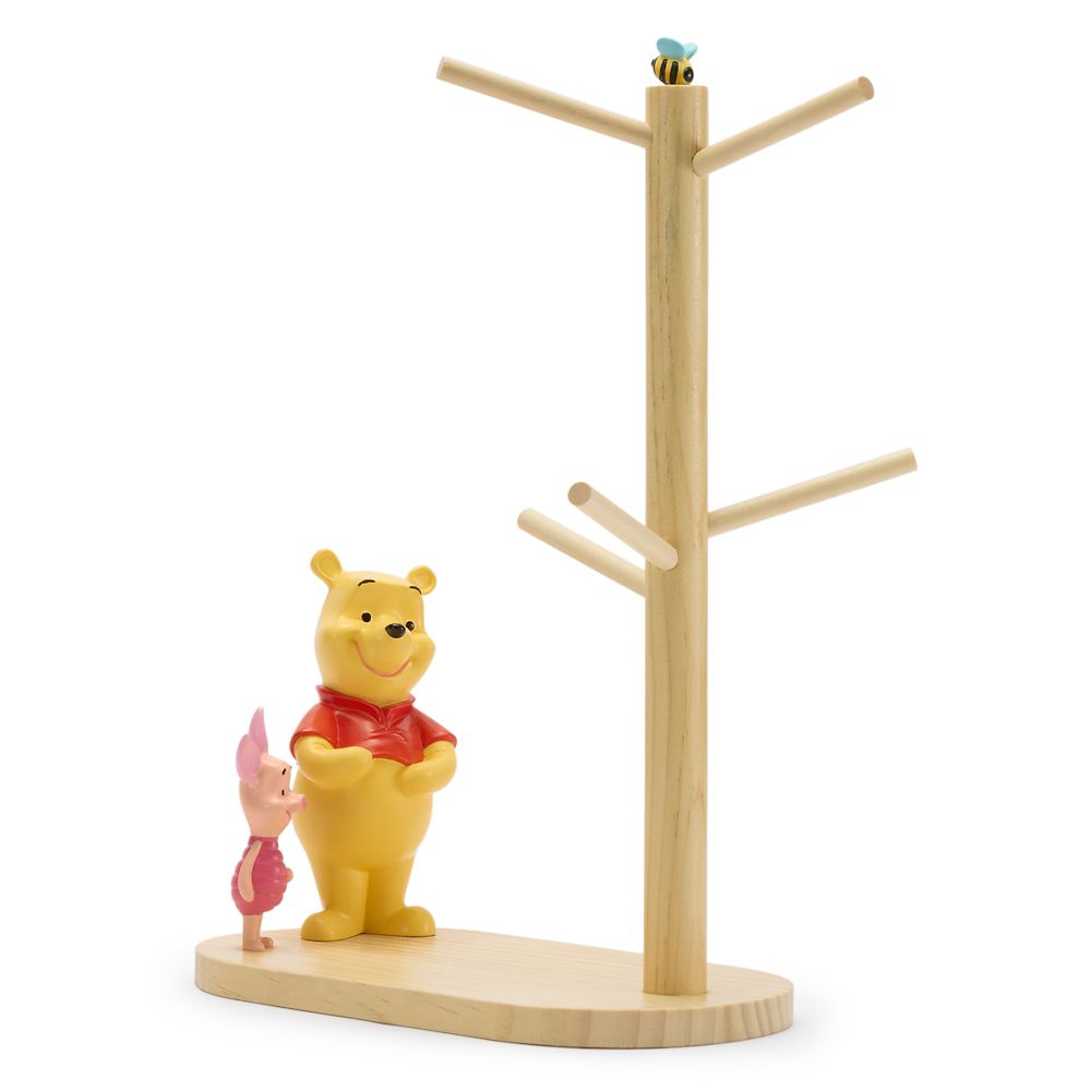 【取寄せ】 ディズニー Disney US公式商品 くまのプーさん ぷーさん プーさん pooh ピグレット マグカップ マグ コップ カップ 食器 ホルダー 木 木製 [並行輸入品] Winnie the Pooh and Piglet Wooden Mug Holder ? Exclusive プレゼント ギフト クリスマス 誕生日 人気｜ビーマジカル店