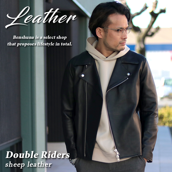 bajra ライダースジャケット (sheep skin) M(2) ベージュ bajra ライダースジャケット (sheep skin) M(2) ベージュ