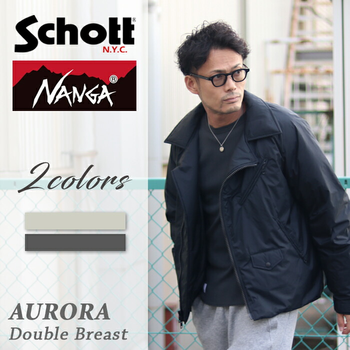 [新品]SCHOTT x NANGA MA-1 BLACK 楽天市場】☆SALE|Schott/ショット 公式通販 | xNANGA/×ナンガ/HINOC