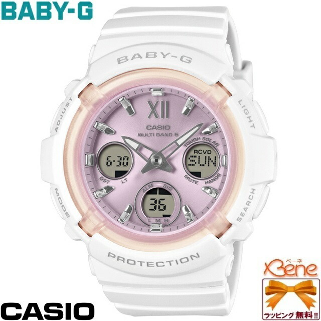 正規新品 &rsquo;26-2 タフソーラー電波 CASIO BABY-G/カシオ ベビージー Spring Package レディース 三つ目アナデジ 10気圧防水 マルチバンド6 ワールドタイム ストップウオッチ BGA-2800SP-7A1JR[5549]｜ジュエリー＆腕時計 Bene