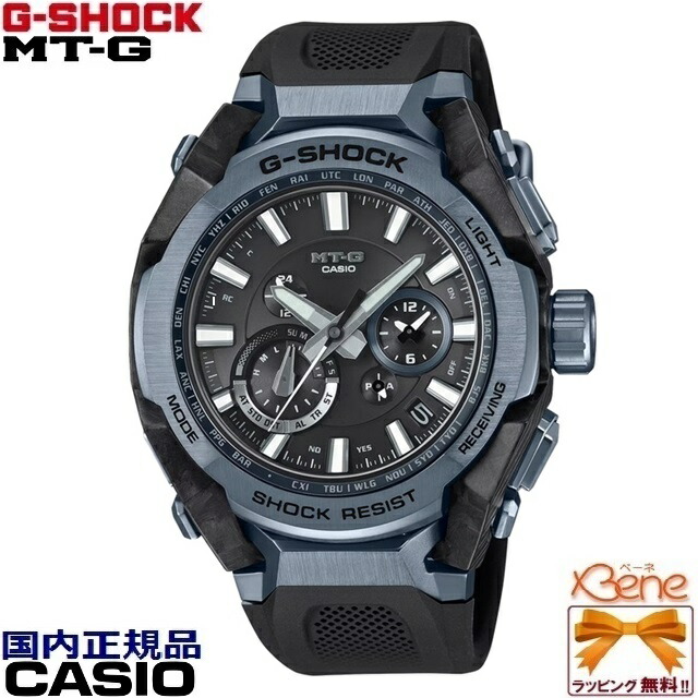'25-6 正規新品 MT-G CASIO G-SHOCK　TRIPLE G RESIST タフソーラー電波 Bluetooth スマートフォンリンク デュアルコアガード構造 異素材融合フレーム MTG-B4000B-1A2JF[5743]
