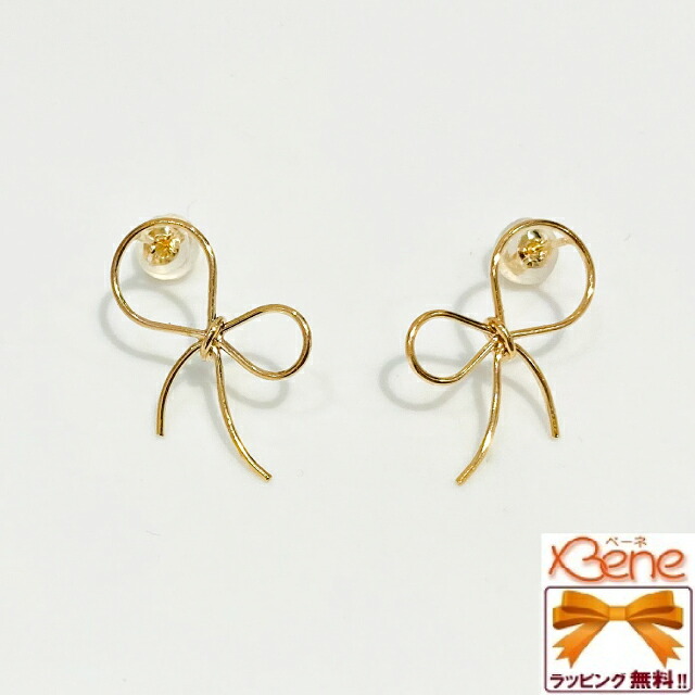 K10 リボン ピアス｜ジュエリー＆腕時計 Bene