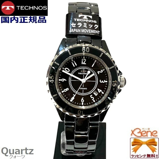 楽天市場】テクノス オニキス文字盤 腕時計 T9B08GB TECHNOS