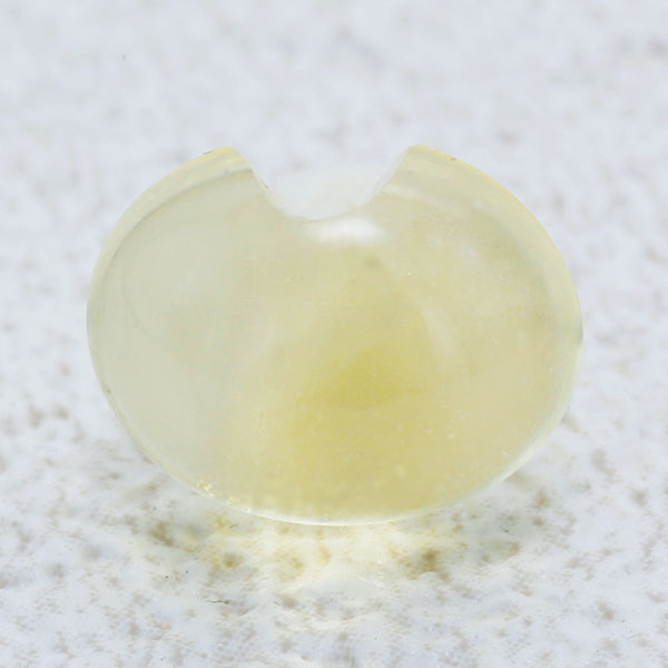 ☆シトリン 猫 カボション 10×8mm 2.26ct 限定1個 ※こちらのルースを使用してのカスタマイズもお受けできます。