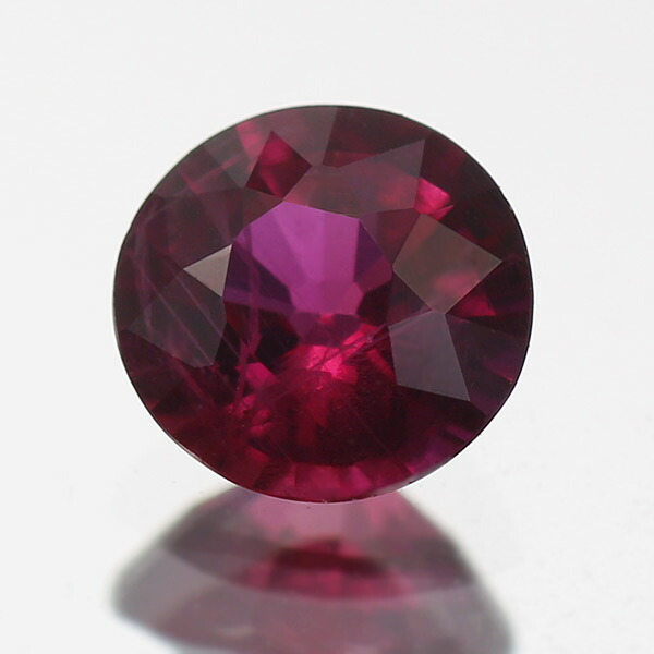 【ポイント10倍】 ☆鑑別書付 ピジョンブラッド ルビー ラウンド 0.32ct 限定1個 ※こちらのルースを使用してのカスタマイズもお受けできます。誕生石7月 7pev｜ベーネ・ベーネ