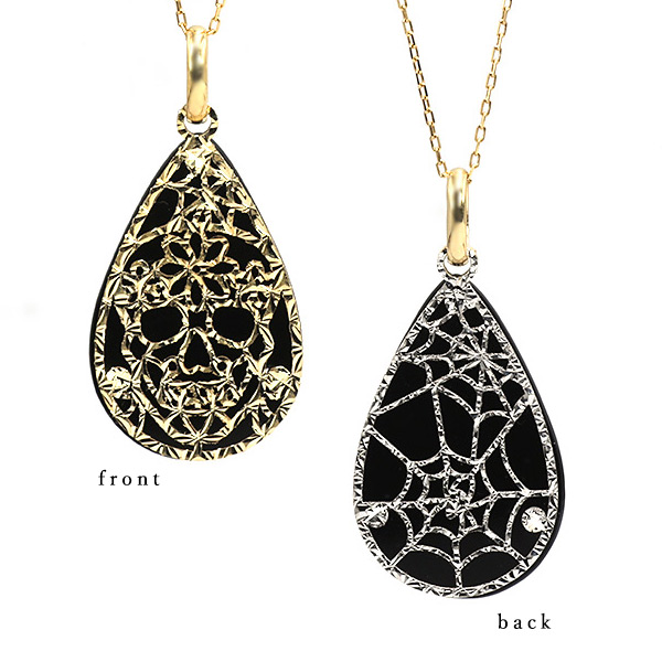 楽天市場】ペンダントトップ ドロップ型 アラベスクデザイン