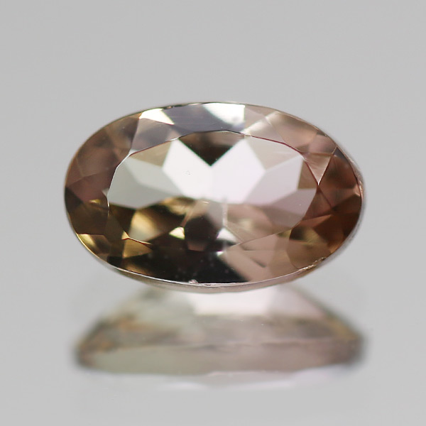 【ポイント10倍】 ☆バイカラートルマリン オーバル 0.42ct 限定1個 ※こちらのルースを使用してのカスタマイズもお受けできます。誕生石10月　pbn1