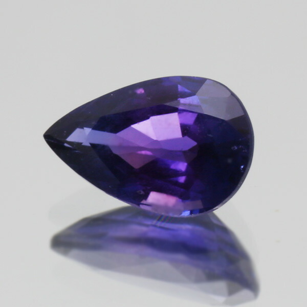 ☆パープルサファイア ペアシェイプ 0.73ct 限定1個 ※こちらのルースを使用してのカスタマイズもお受けできます。誕生石9月