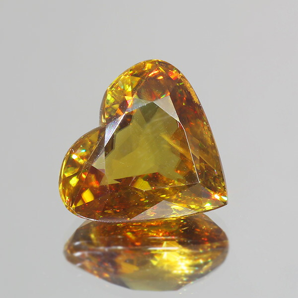 【ポイント10倍】 ☆大粒 スフェーン ハート 10.93ct ※こちらのルースを使用してのカスタマイズもお受けできます。 誕生石7月　pbn1