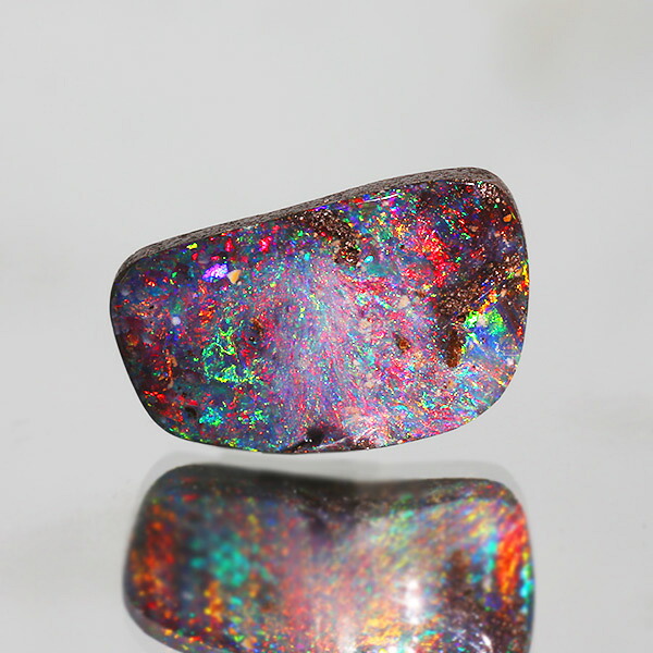 【ポイント10倍】 ☆ソーティング付　ボルダーオパール 変形 7.012ct 限定1個 ※こちらのルースを使用してのカスタマイズもお受けできます。誕生石10月 7pev｜ベーネ・ベーネ
