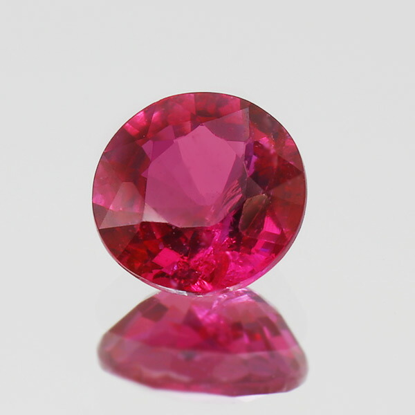 【ポイント10倍】 ☆鑑別書付 非加熱 ピジョンブラッド ルビー ラウンド 0.54ct 限定1個 ※こちらのルースを使用してのカスタマイズもお受けできます。誕生石7月 7pev|ベーネ・ベーネ