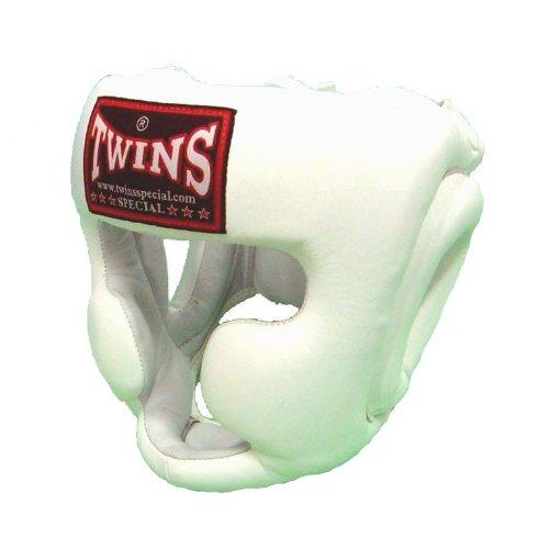 楽天市場】TWINSツインズ 本革製ヘッドギア S、M 白 / キッズ