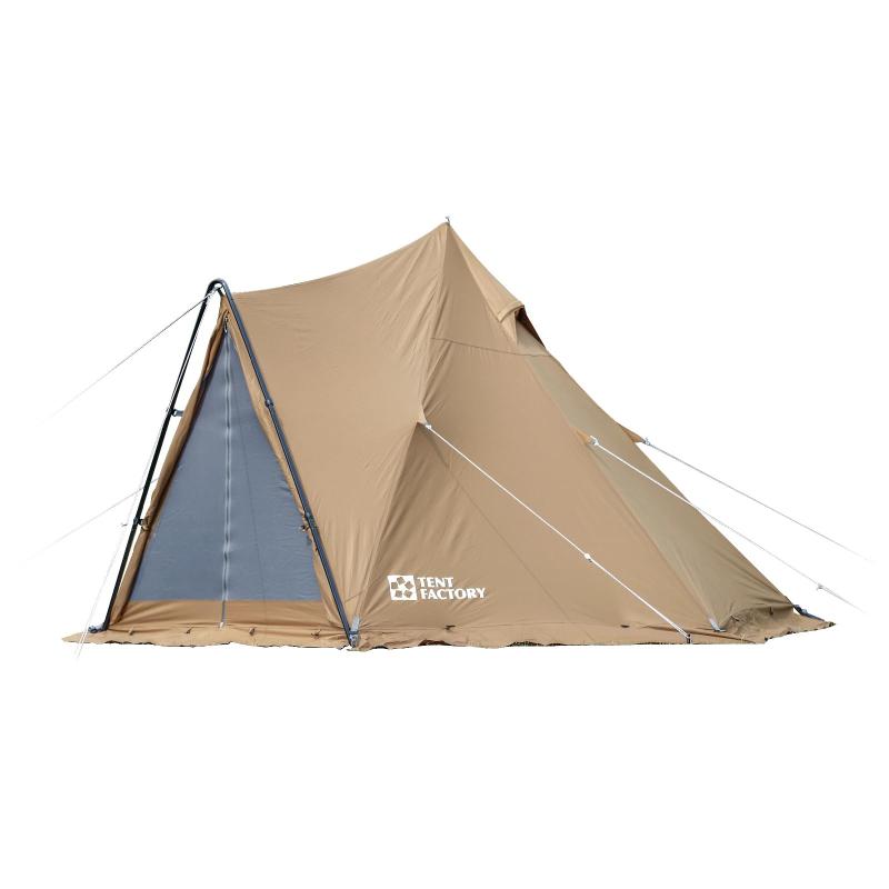 TCワンポールテント TOP-240(TBE) 山善 TC ONE POLE TOP-240(TBE) TCワンポールテント インナーメッシュ付き 1個