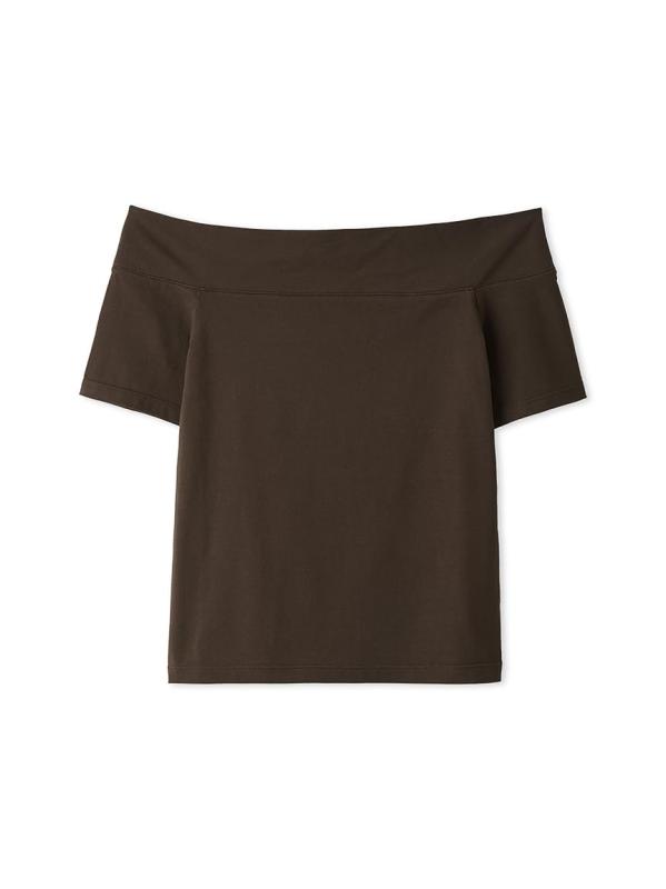 フレイ アイディー　ノットデザインカットコンビトップス FWCT252126 ノットデザインカットコンビトップス(カットソー)｜トップス