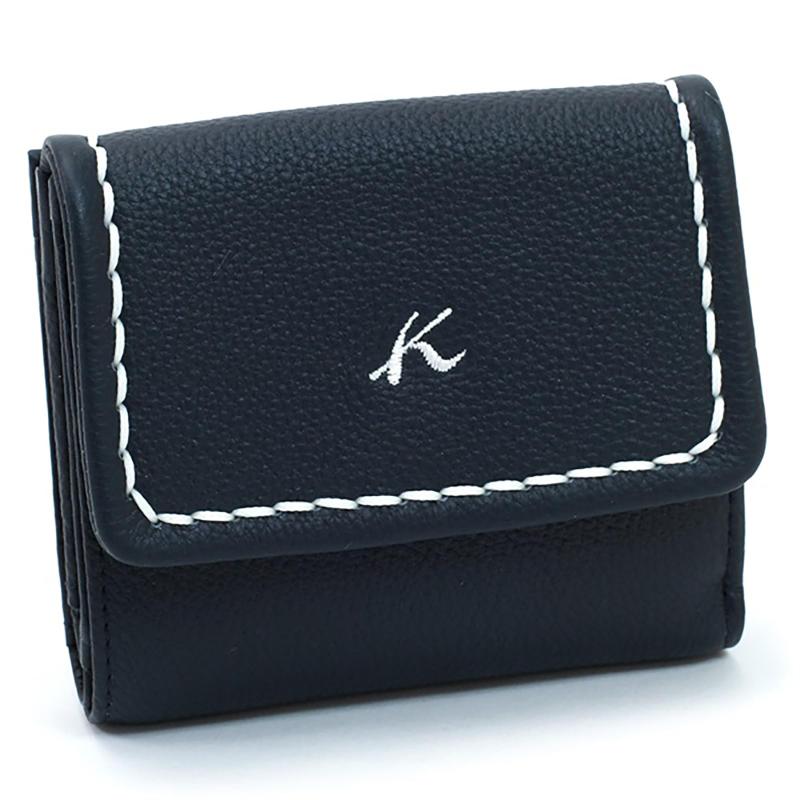 楽天市場】キタムラ 2つ折り財布 牛革 アイスブルーホワイト PH0334未