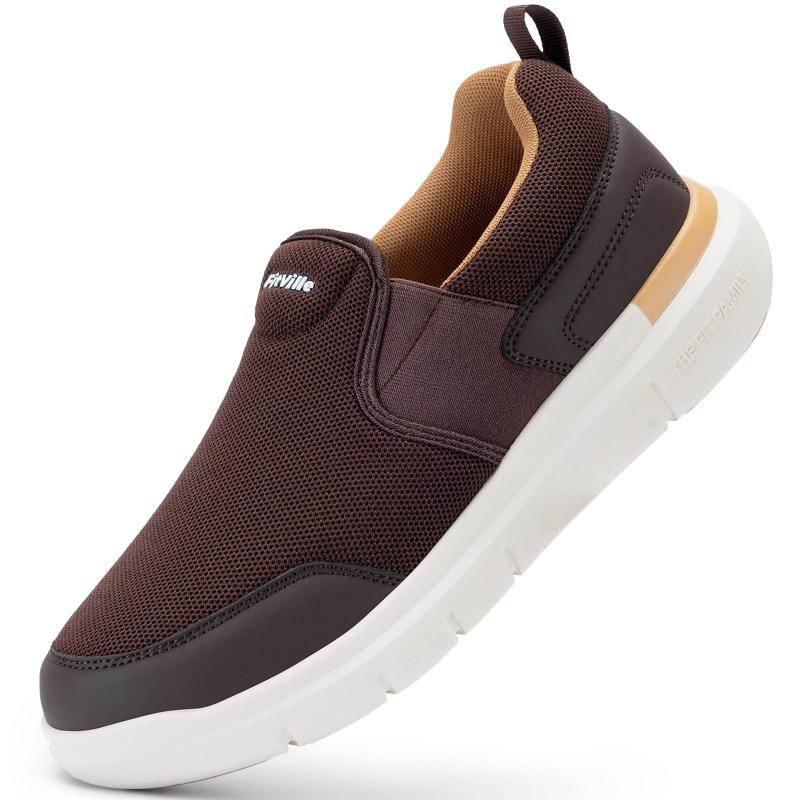 楽天市場】[FitVille]スニーカースリッポンメンズ幅広2E4Eウォーキング