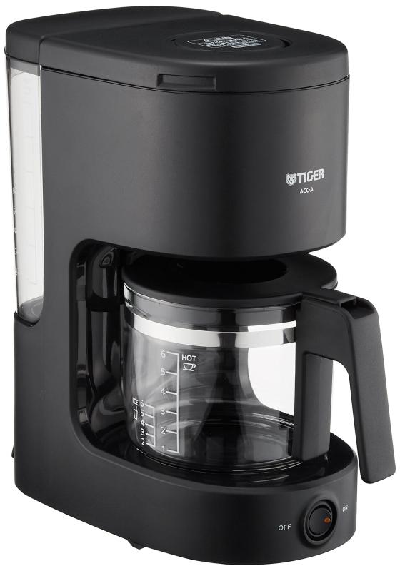 虎 珈琲 製造業者 6杯用 シャワードリップ遣りくち 黒いこと ACC-A060-K Tiger