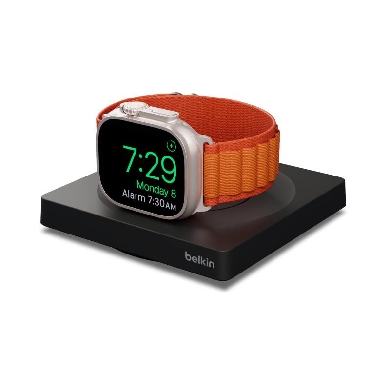 【VGP 2022受賞】Belkin Apple Watch用ポータブル急速充電器 Apple Watch全シリーズ対応 Apple Watch 8/7/Ultra高速充電対応 AirPods Pro 2充電対応 USB-Cケーブル(1.2m)付属 WI|ベネフィメントショップ