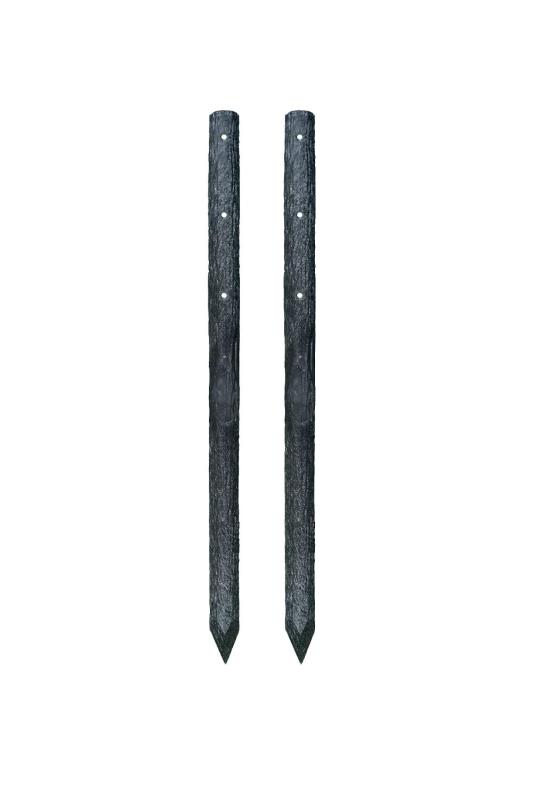 大研化成工業 樹脂製擬木杭 100φ&times;1800mm・穴あり(G-1018-A)・2本セット｜ベネフィメントショップ