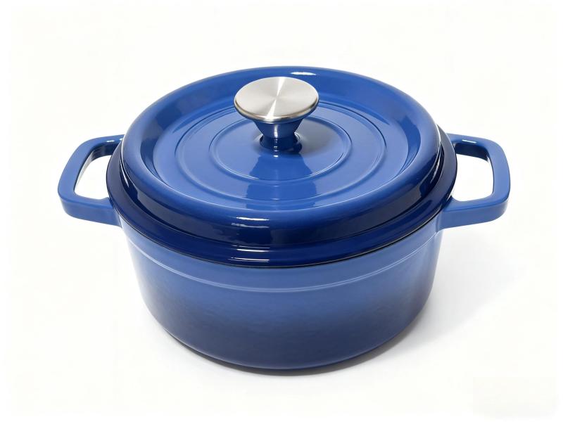 鋳込みホーロー鍋 両手なべ 22糎 IH 屁っ放り オーヴン 食洗器相応う 鋳込み鍋 煮る 寄せ集め お米が好いたらしい 炊飯 草片 温草片